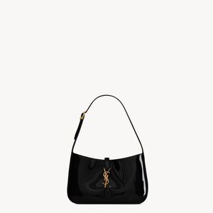 YSL Yves Saint Laurent LE 5 À 7 IN PATENT LEATHER
BLACK PURSE